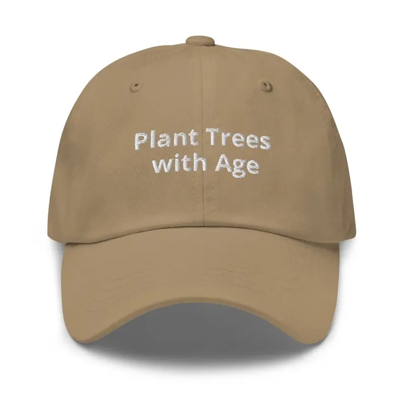 Planting Trees with Age Baseball Caps 